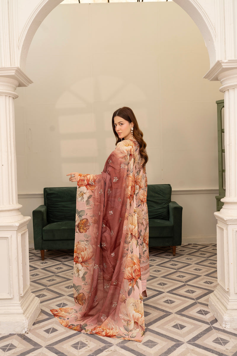 SITARA - 3 PC UNSTITCHED