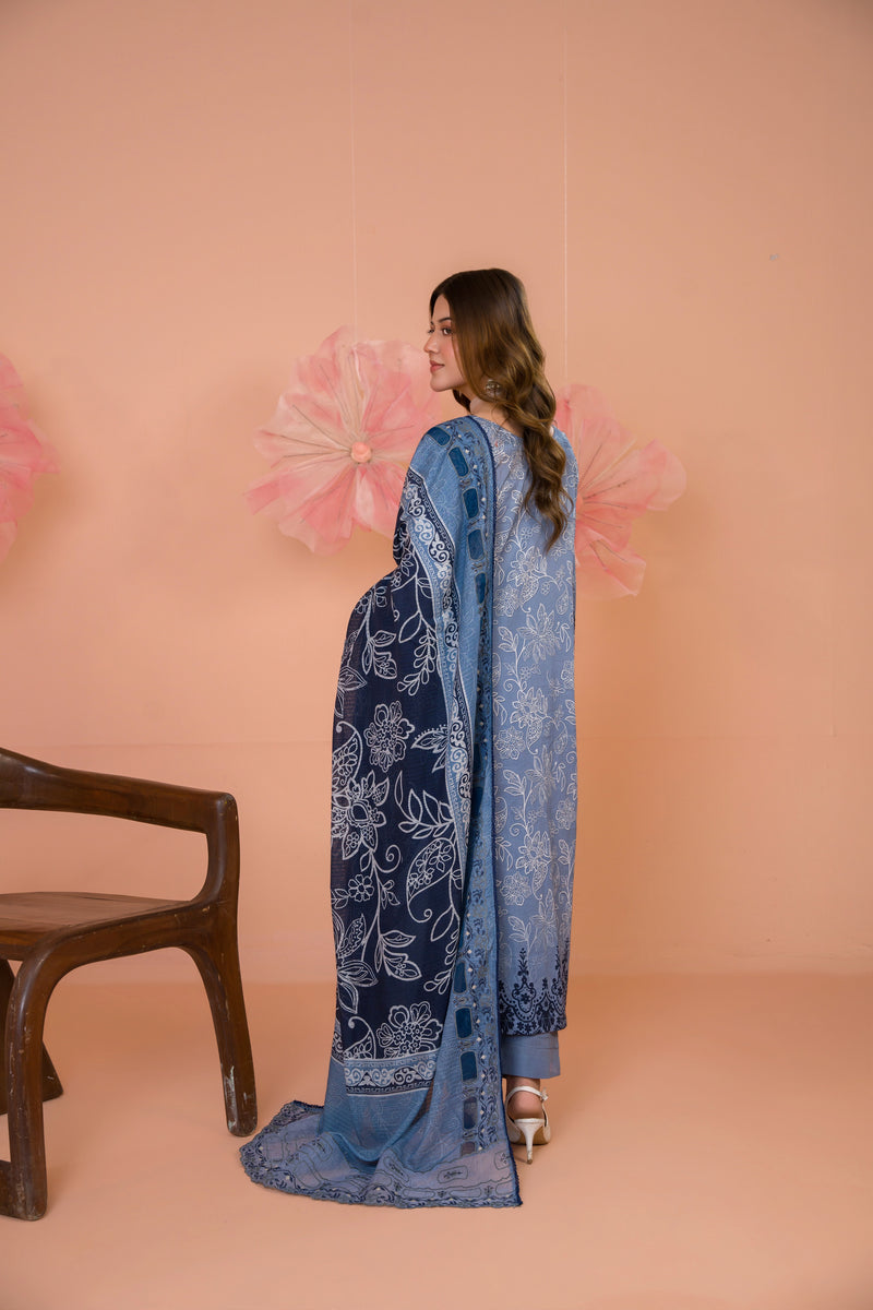 EMBROVIA - 3 PC UNSTITCHED