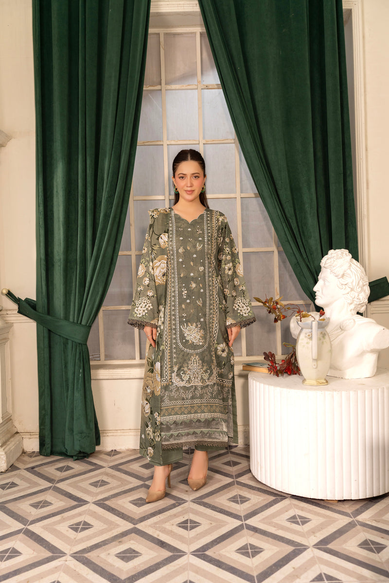 PARIZA - 3 PC UNSTITCHED