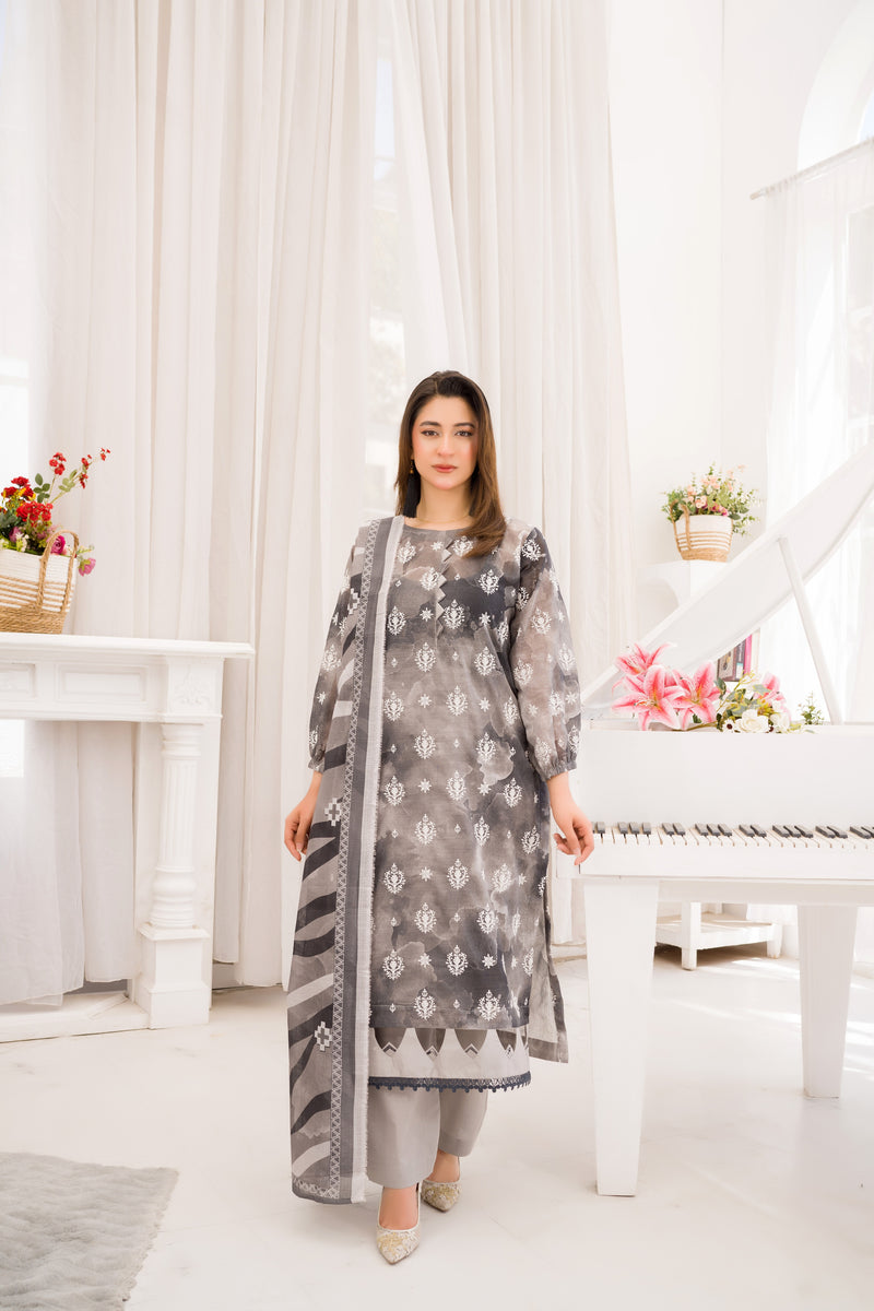 NOOR - 3 PC UNSTITCHED