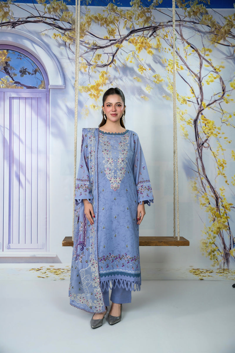 NOORAIN - 3 PC UNSTITCHED