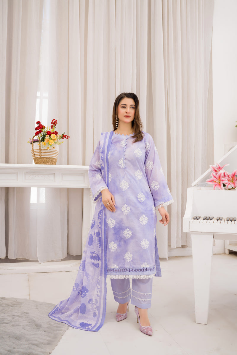 GULNAR - 3 PC UNSTITCHED