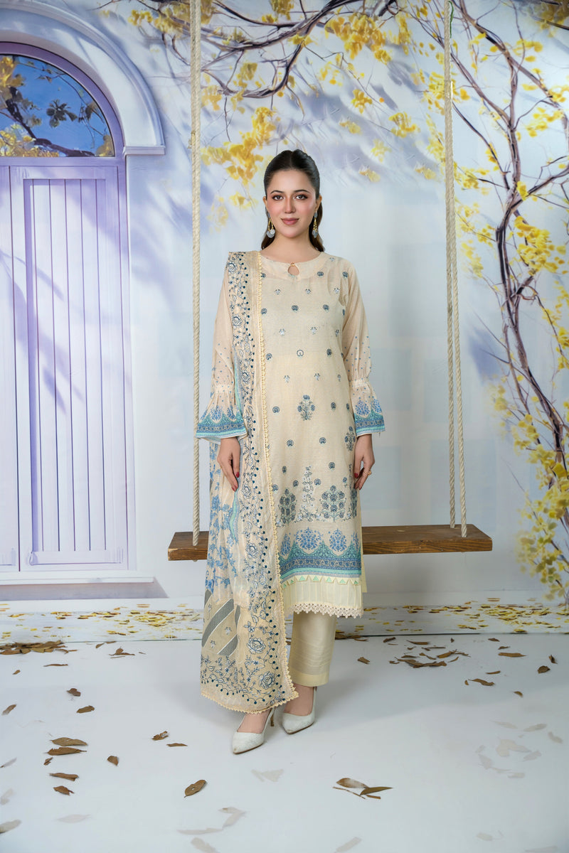 ZAREEN - 3 PC UNSTITCHED