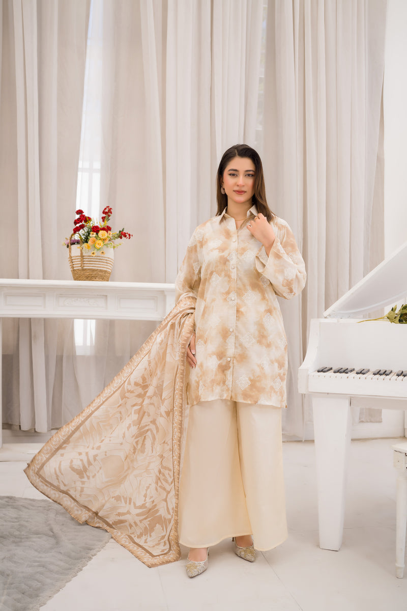 ZIVA - 3 PC UNSTITCHED