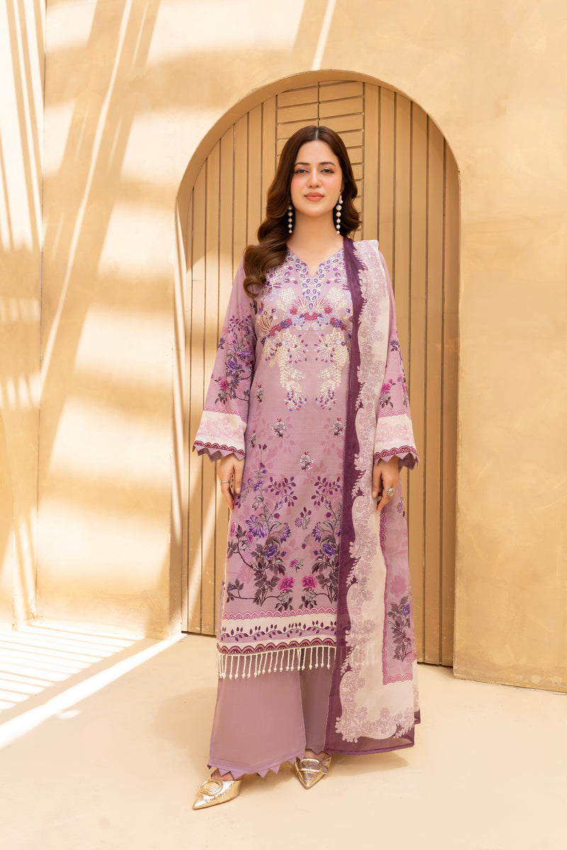 SERAYNA - 3 PC UNSTITCHED