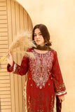 MAHZEL - 3 PC UNSTITCHED