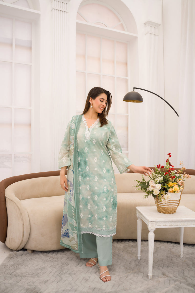ZARI - 3 PC UNSTITCHED