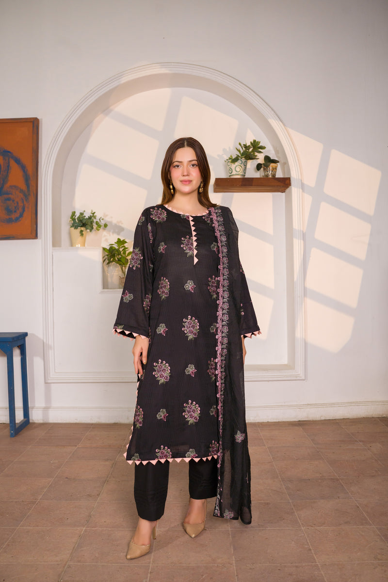 LAILA - 3 PC UNSTITCHED