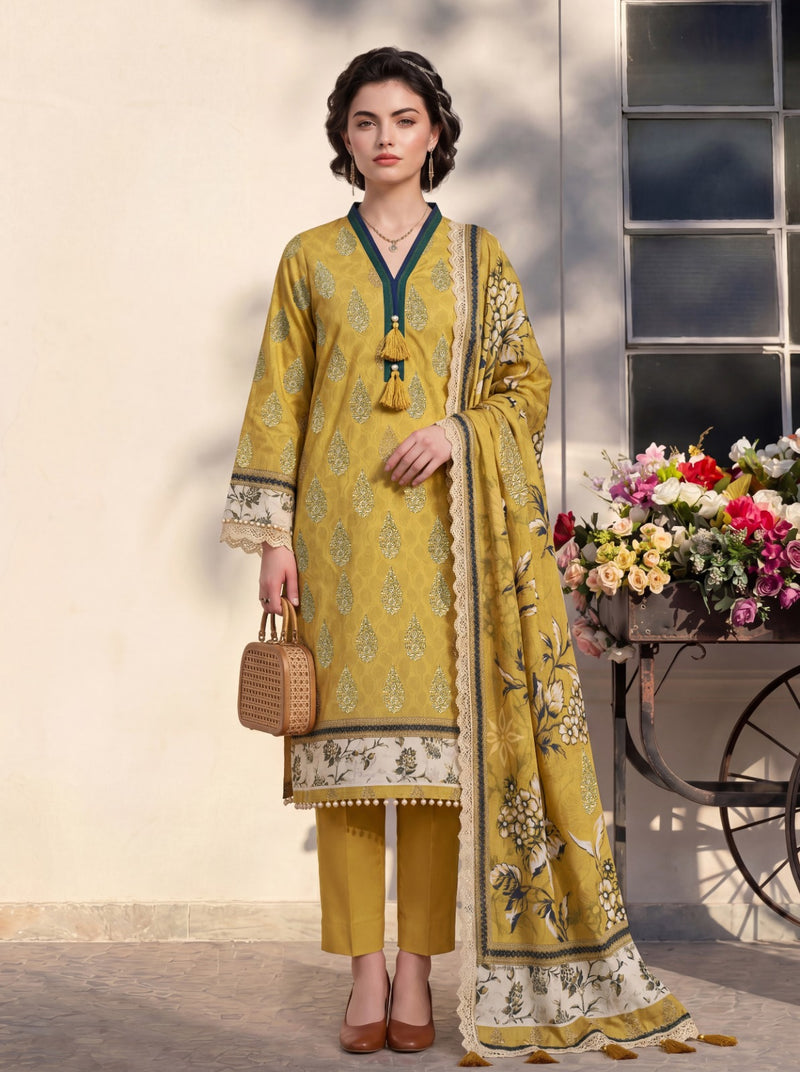 EMBER - 3 PC UNSTITCHED