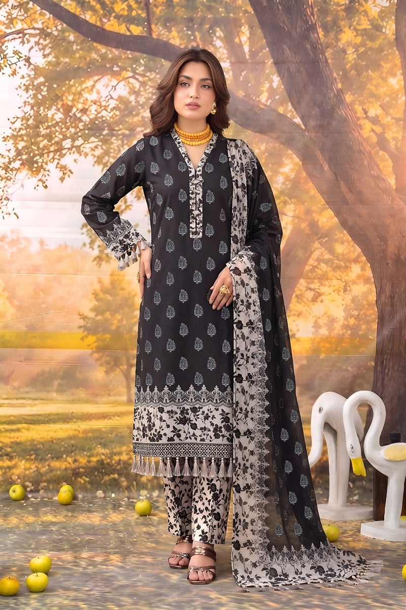 NISHAT - 3 PC UNSTITCHED
