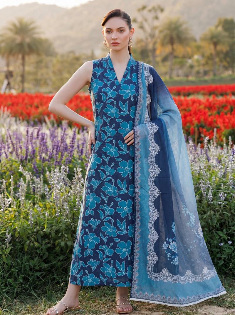 MEHRUN - 3 PC UNSTITCHED