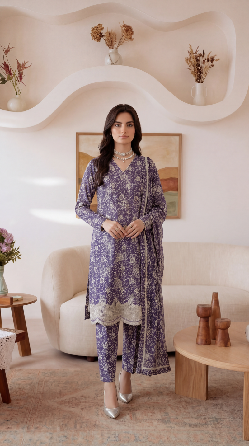 MOTIF - 3 PC UNSTITCHED