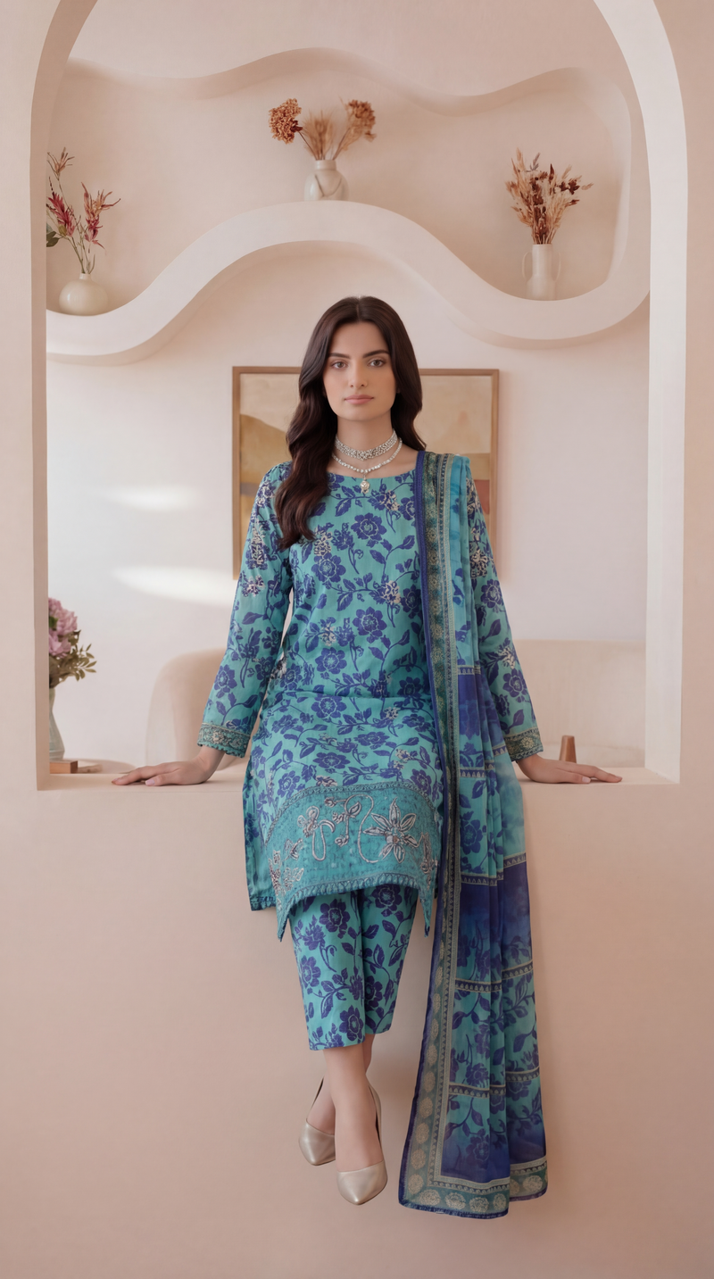 SULPHUR - 3 PC UNSTITCHED